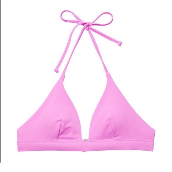 NWT VS Essential Halter Bikini Top & High-Waist Full Coverage Bikini Bottom - Picture 3 of 5